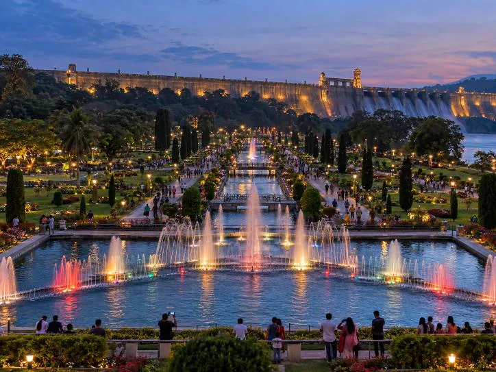 Brindavan Gardens KRS Dam Mysore