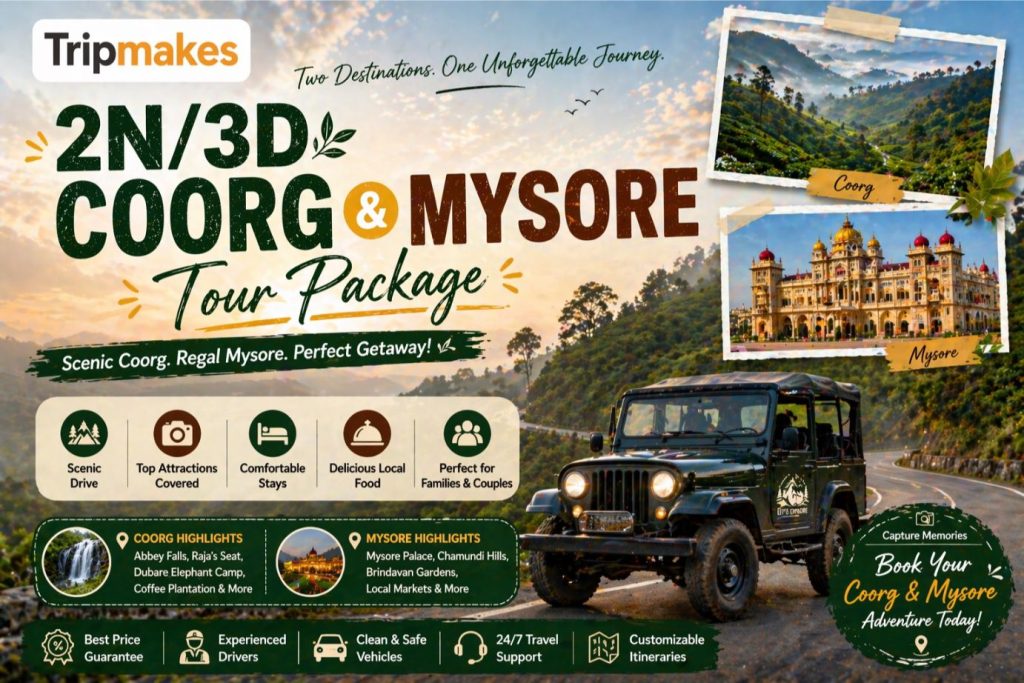 2n3d coorg mysore
