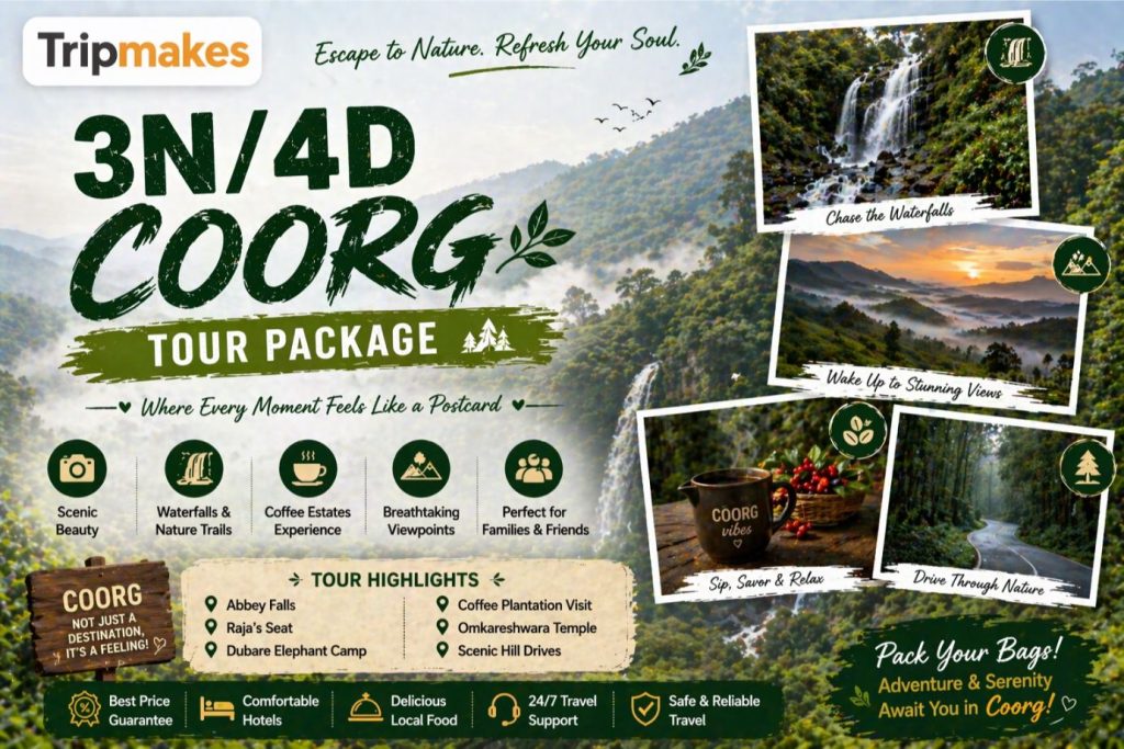 3n4d coorg tour
